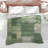 Green Beige Abstract Comforter-126684543
