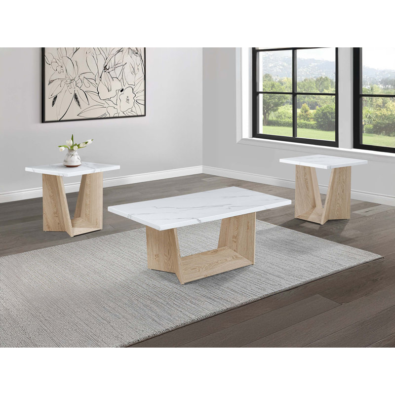 Ensemble de table basse moderne 3 pièces