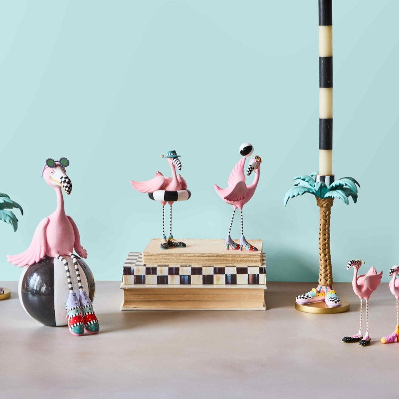 Patience Brewster Shelia And Sheldon Flamingo Figurines