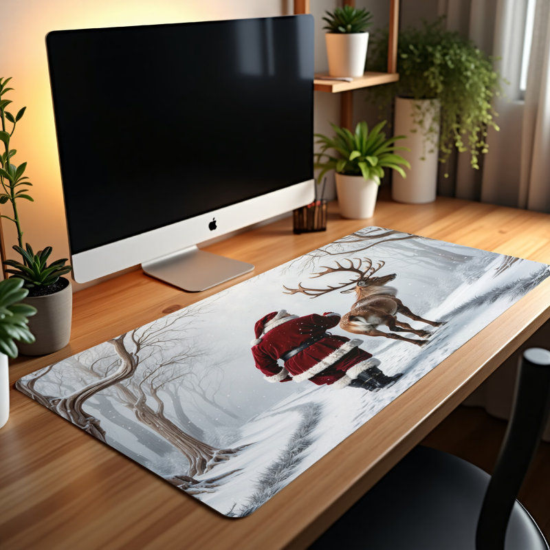Polyester Desk Pad, 14.4x12.1