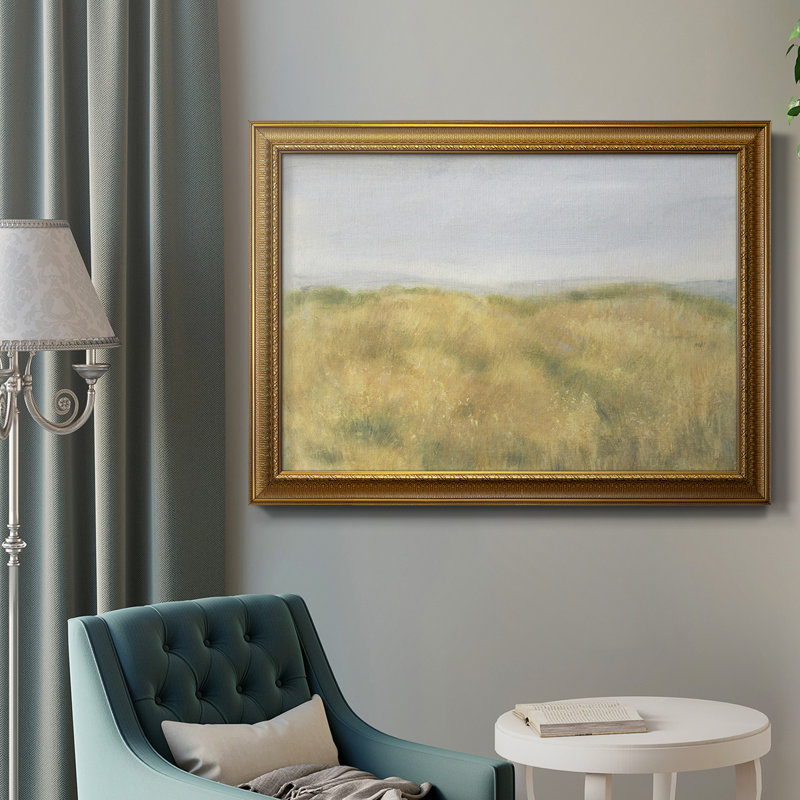 " Wheat Fields II " Painting Print, 24" H x 36" W x 2.5" D