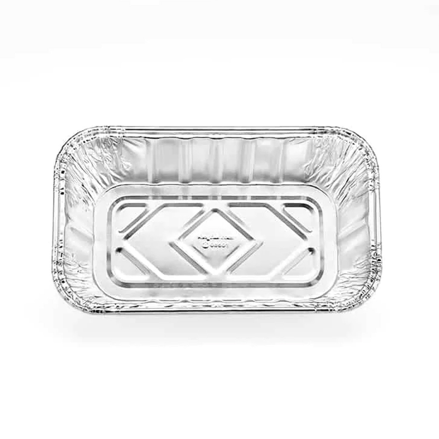 Disposable Aluminum 5lb Loaf Foil Pan 1/3 Size Deep 12 17/32 L x 6.5 W x 3 5/16 D (Pack of 50) (Set of 50) Nicole Fantini