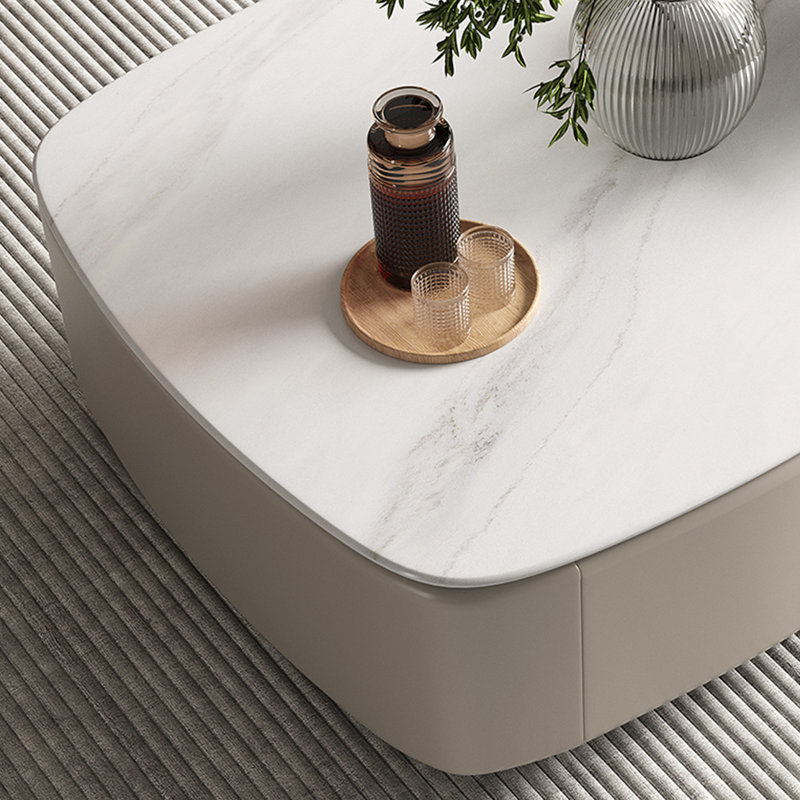 Table basse carrée en marbre