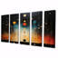 Coreyonna - Paysage abstrait, art mural sur toile, 5 pièces-106426005