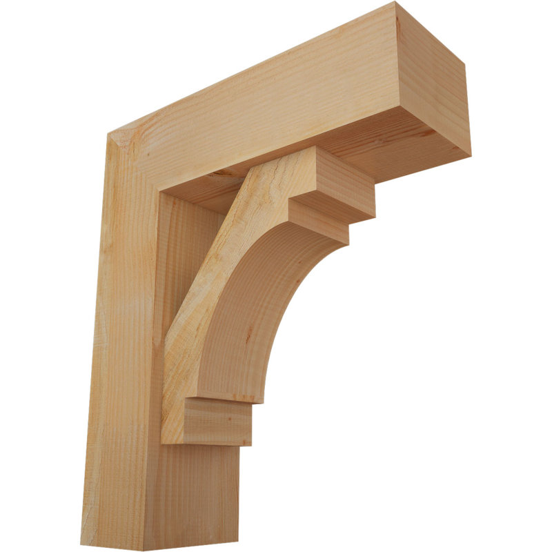 Support Merced Block avec support décalé, 28 x 24, Sapin Douglas de l 8 po (scié brut)