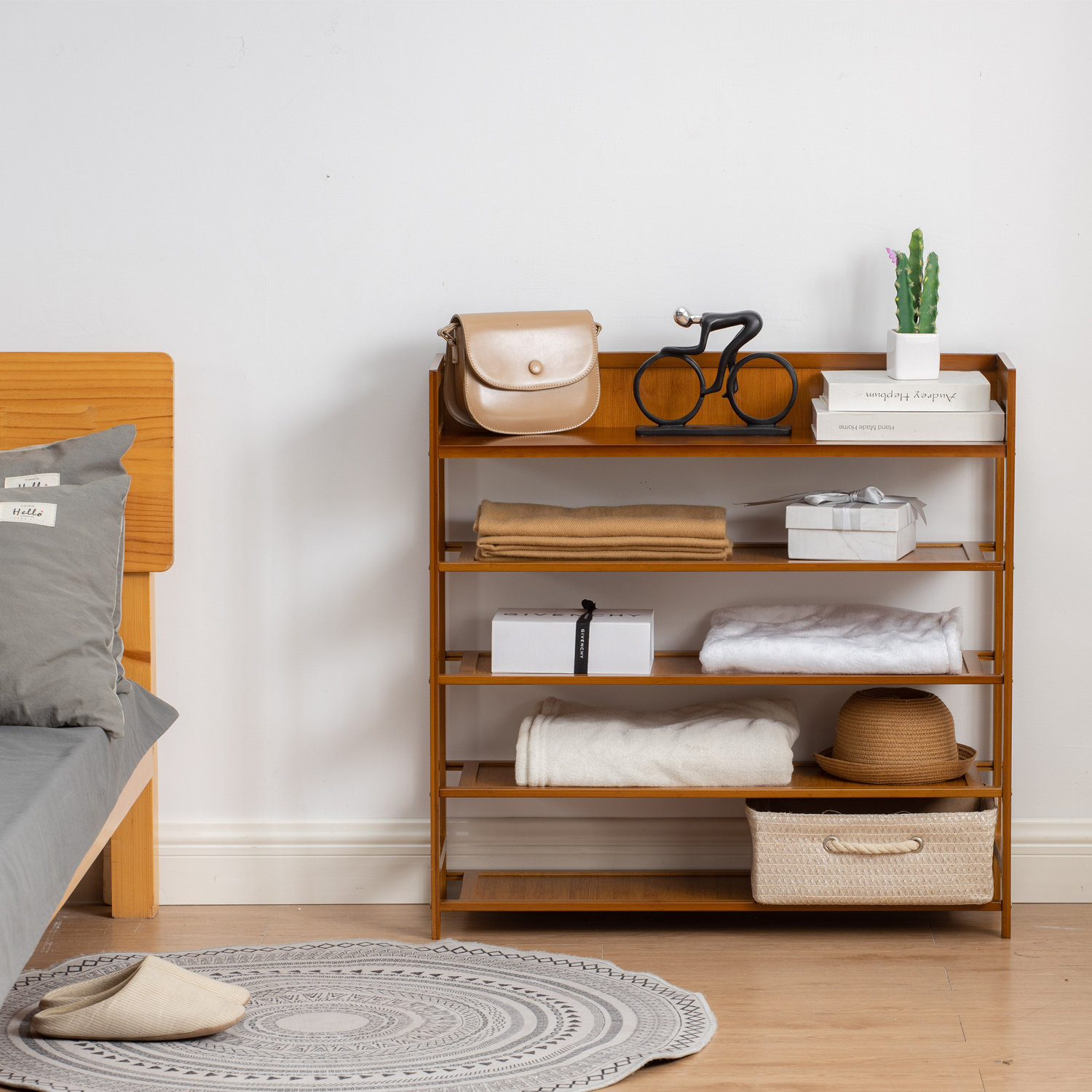Latitude Run® 16 Pair Shoe Rack | Wayfair