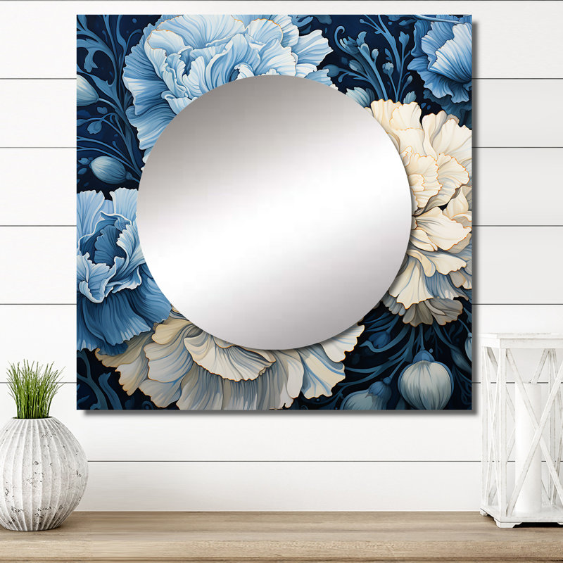 Miroir mural de salon Kaniyla, 29 po x 29 po