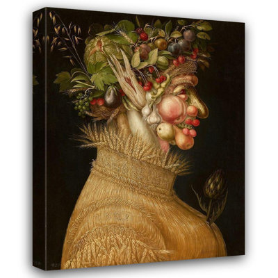 Lark Manor™ Arcimboldo, Giuseppe Gallery Wrapped Canvas Art Titled: Summer