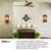 Swell 60" Indoor/Outdoor Flush Mount Smart Ceiling Fan with HIRO Remote