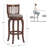 Morgan Swivel Upholstered Counter Stool with Solid Wood Frame-753076515-798800188
