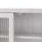 24.8"Glass Door Vintage Double Door Wall Cabinet With Three Tiers Of Storage With Towel Rack, For Bathroom, Kitchen,Dining Room, White Washed-2050043186