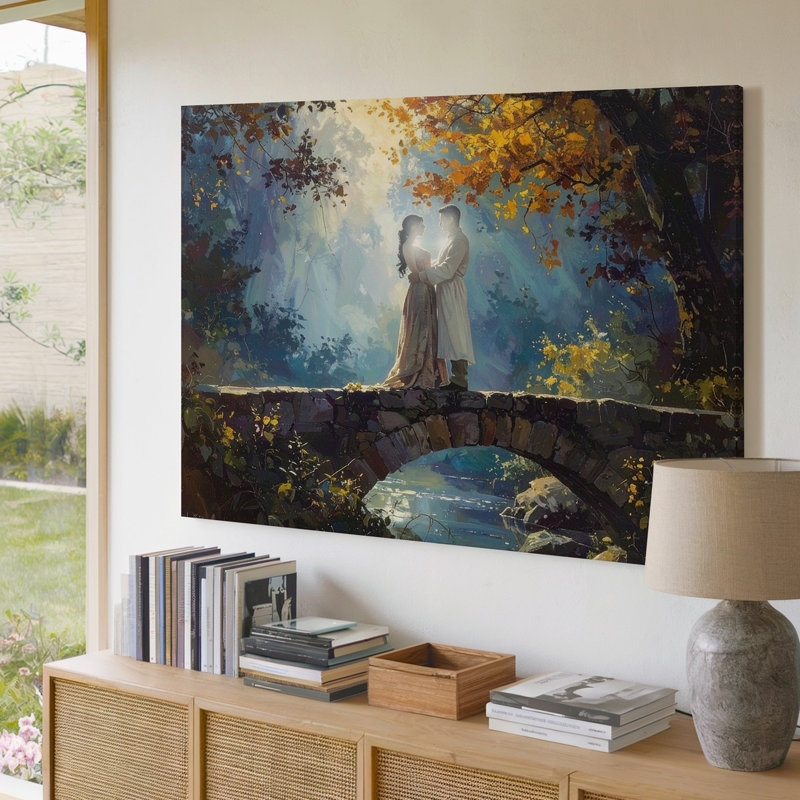Art mural sur toile Twilight Romance Forest, H 9 po x l 12 po
