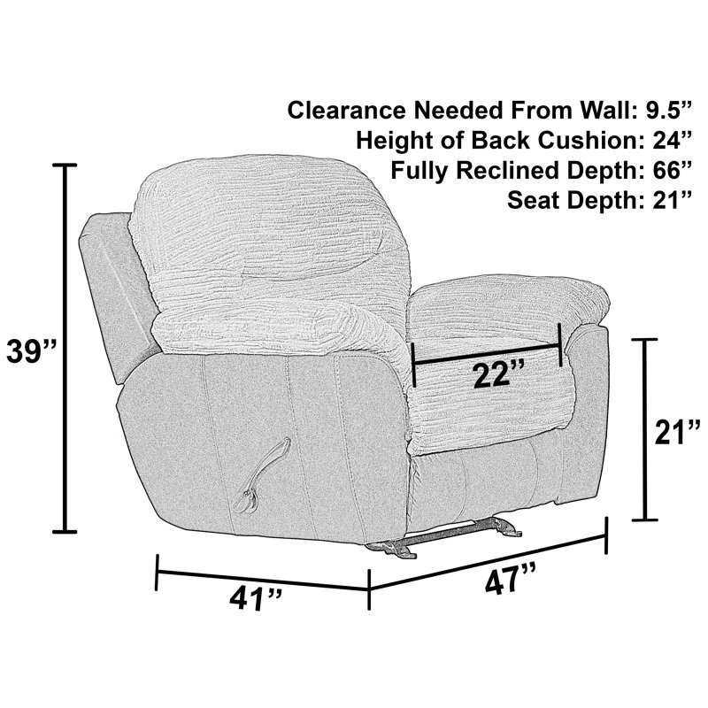 Fauteuil inclinable berçant Chinou