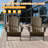 Durable Hdpe Adirondack Chairs With Cup Holder, Foldable Design For Patio Or Fire Pit