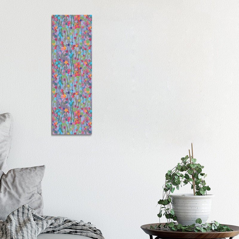 Pom-Pom Green by Nel Whatmore - Wrapped Canvas Panoramic Gallery-Wrapped Canvas Giclée, 30.48 cm H x 91.44 cm W x 3.175 cm D