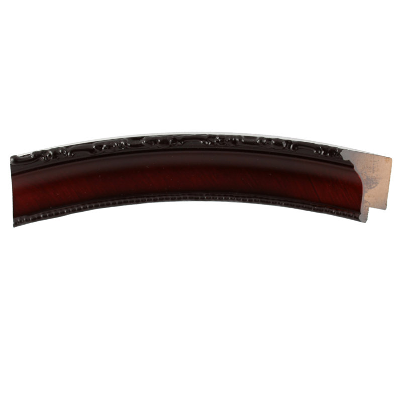 Miroir décoratif biseauté Reposa, H 38,63 po x l 26,63 po, Noyer rétro