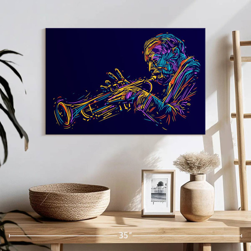 Abarca Trumpet Performance, 24" H x 36" W