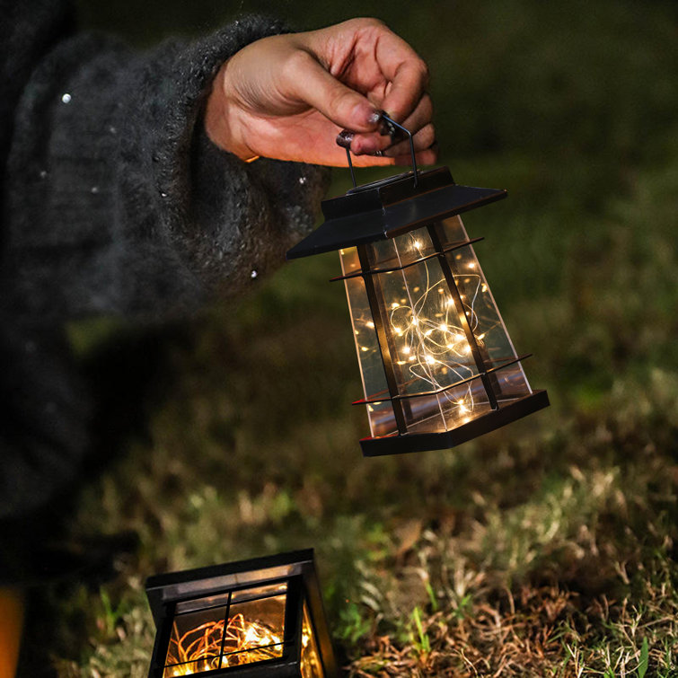 12.4 Battery Powered Outdoor Lantern August Grove