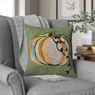 1pc Pumpkin Print Pillow Cover (without Pillow Core), Country Style  Polyester Ultra-soft Material Square Soft Comfy Decorative Cushion For  Bedroom Or Living Room Decoration