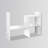 Rotatable White Desktop Organizer Shelf-67867154