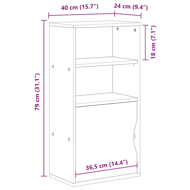 Najarian Rectangle Accent Cabinet, White