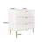 High Gloss 3 - Drawer 32'' Tall Dresser & Chest-1439573256