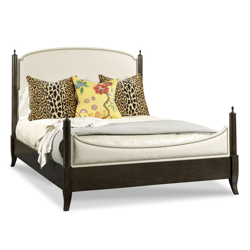 Carrington Poster Upholstered Canopy Bed, King
