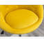 Fauteuil d'appoint pivotant en velours capitonné-162438747