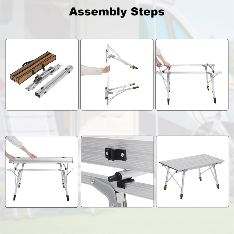 Bakarne 90cm Portable Folding Table