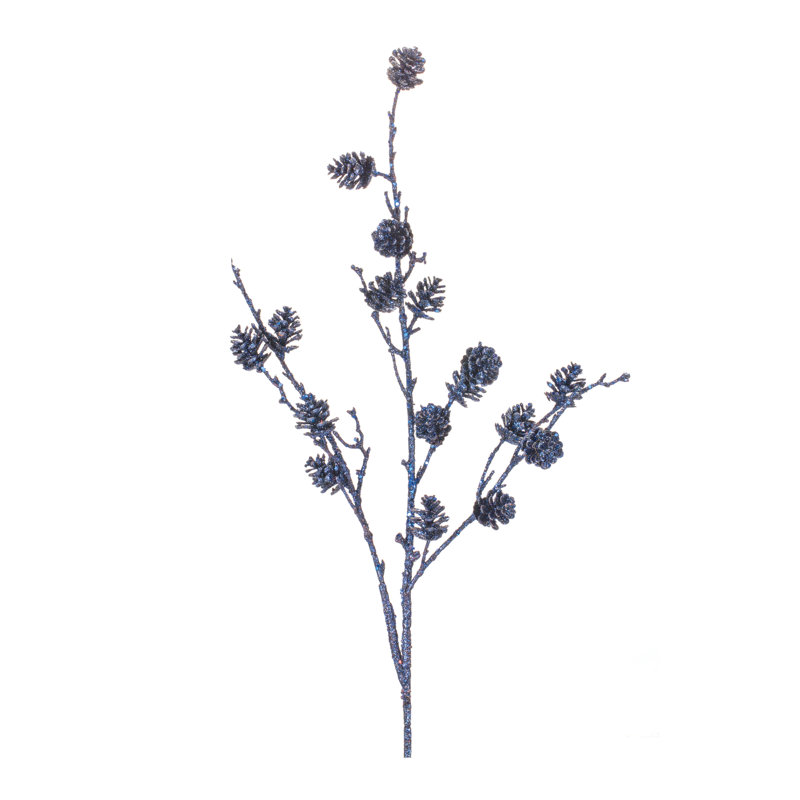 Arrangement, 39" H x 5" W x 8" D, Blue/Silver