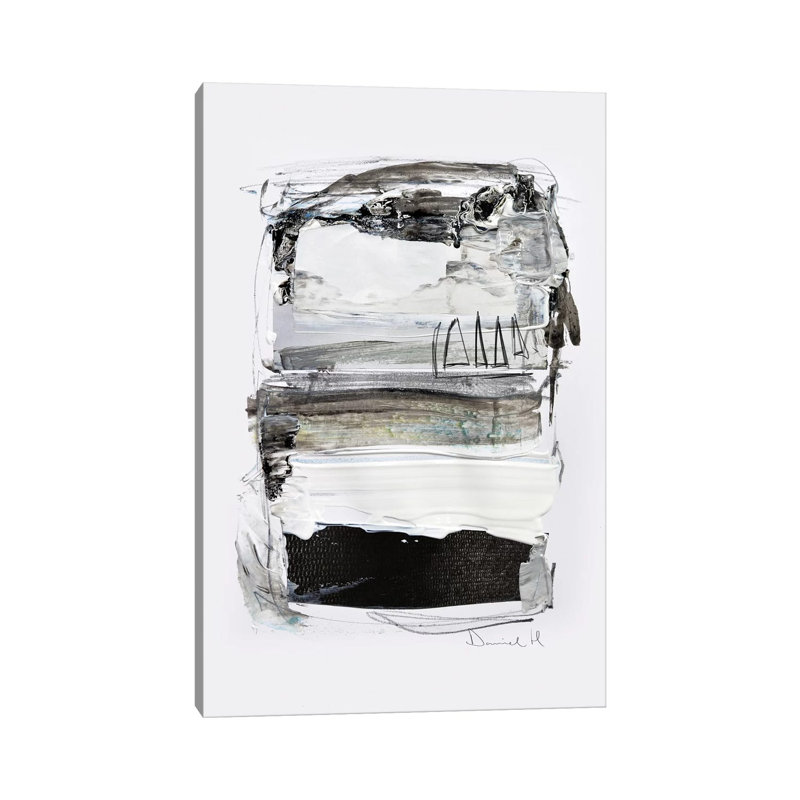 Neutral Tones I by Dan Hobday - Wrapped Canvas Painting, 20.32 cm H x 30.48 cm W