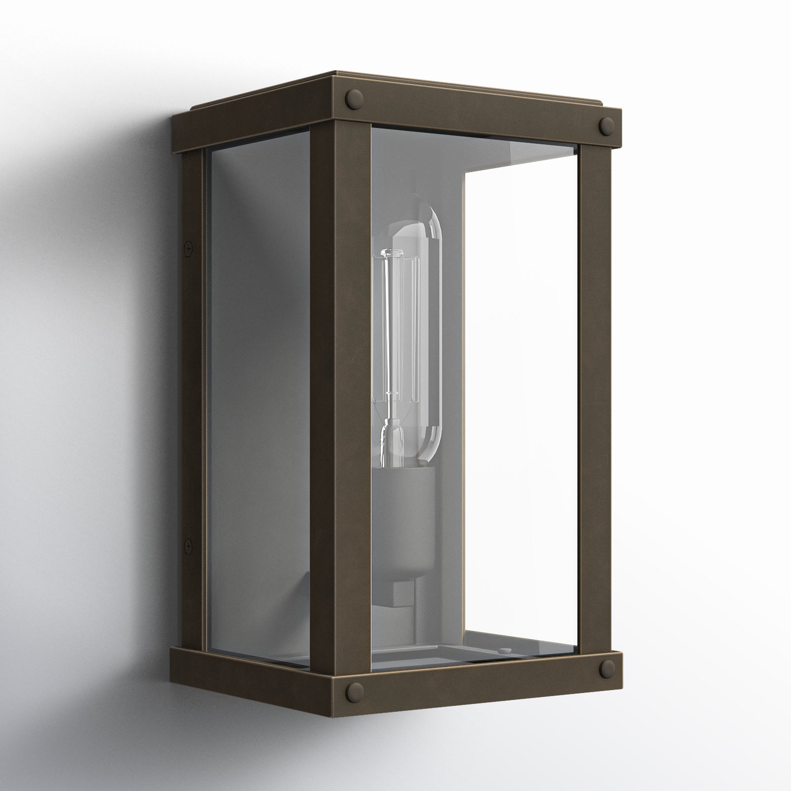 Outdoor Wall Lantern, Oil Rubbed Bronze