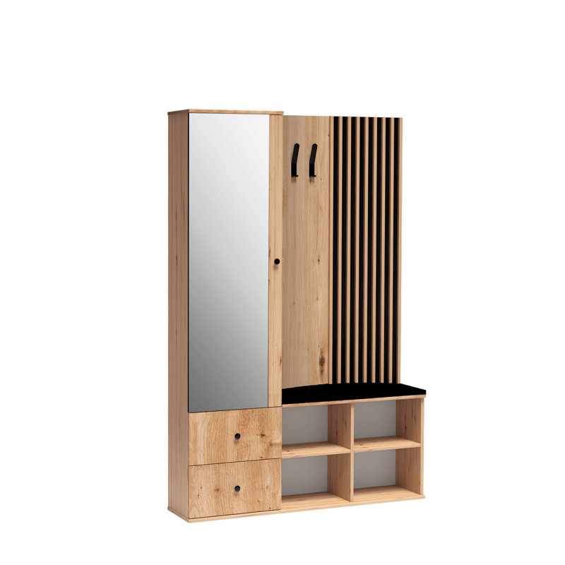 Taylea 1 Door Laminate Wardrobe