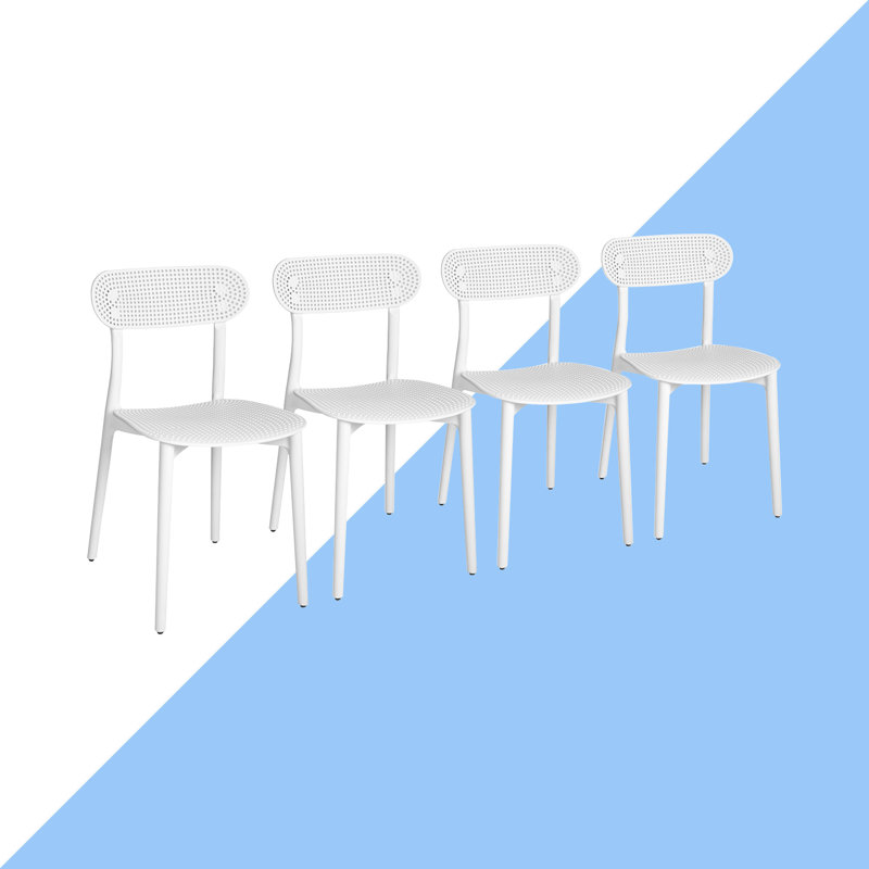 Stepan 47cm H Side Chair, White