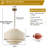 4-Light 20 Inch Classic Boho Dimmable Tiered Drum Chandelier For Kitchen Living Dining Room