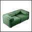 Canapé en chenille 2 places avec siège de rangement-1541160384