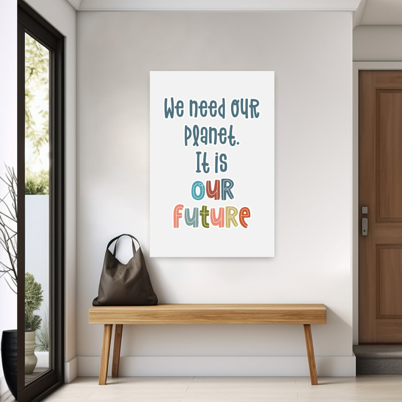 Planète, futur audacieux, art abstrait ludique, H 60 po x l 40 po