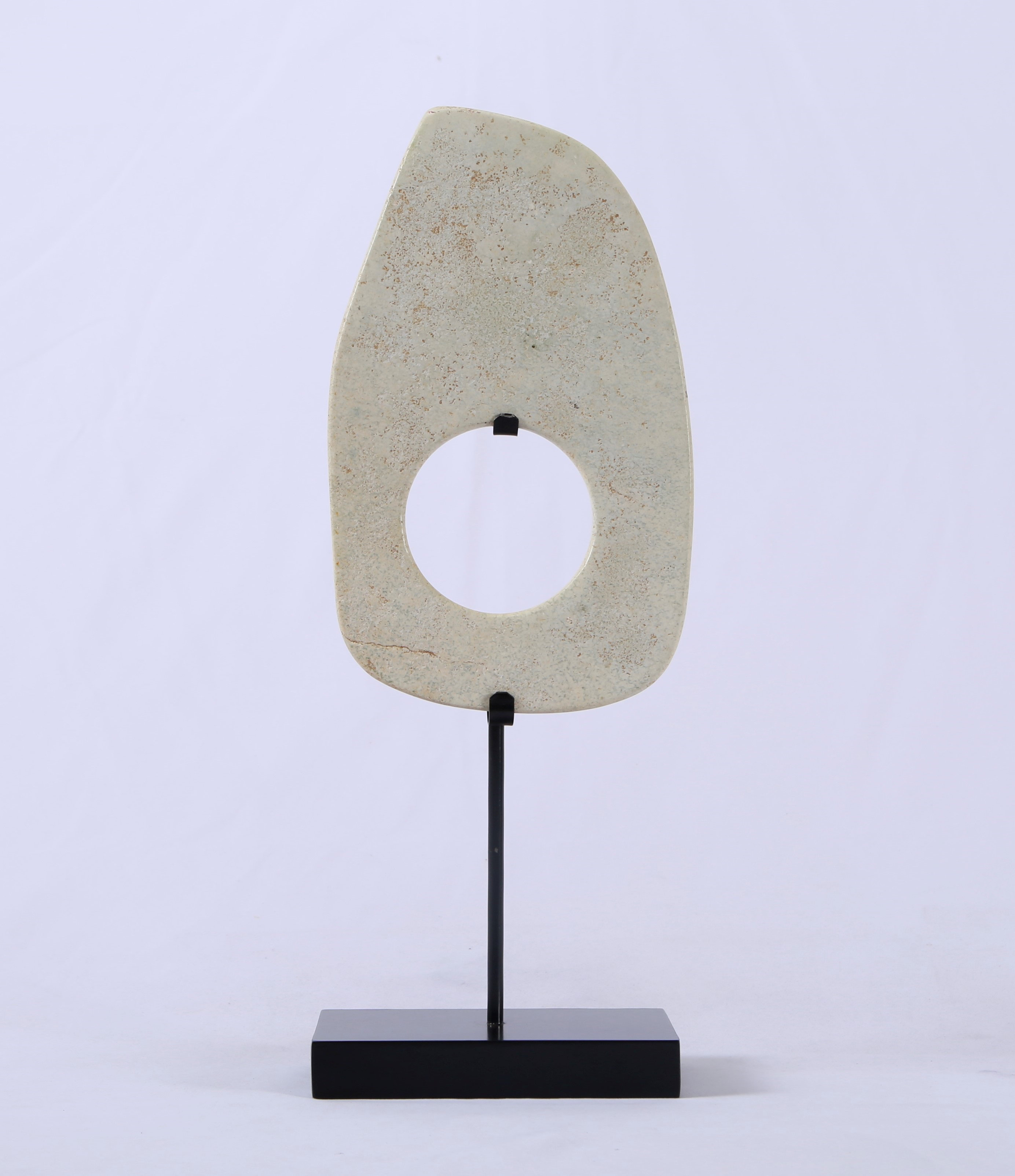 Orren Ellis Marble Jade Axe Statue With Stand | Wayfair