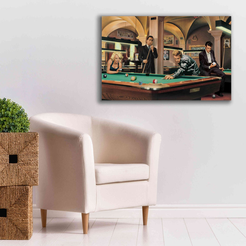 «Game of Fate» par Chris Consani, art mural sur toile, H 26 po x l 40 po x P 1,5 po