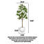 Faux arbre artificiel Magnolia-111031443-111031444