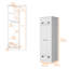 Armoire blanche à 1 porte et 1 tiroir