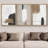 Grunge Brown Gray Paint Abstract Modern Rustic Nordic Home Decor - Framed Canvas Print Wall Art Work-119018242-73380045