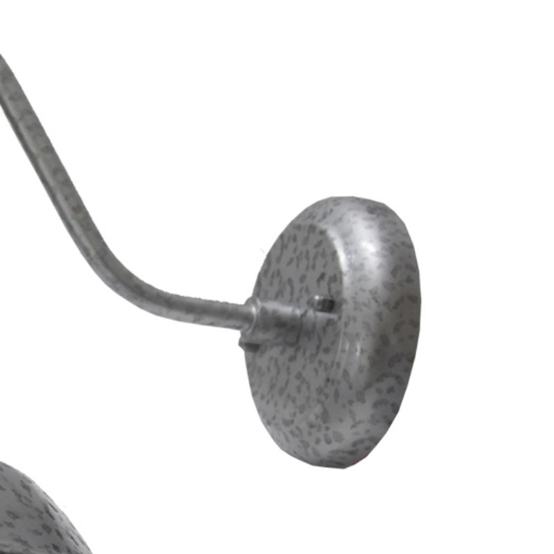 Leroy Wall Light, Galvanized Finish