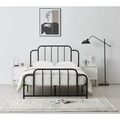 Gurtha Metal Platform Bed