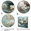 Emerald Duck Floral Pond Reflections II - Art mural animal de canard-983356328-983356327