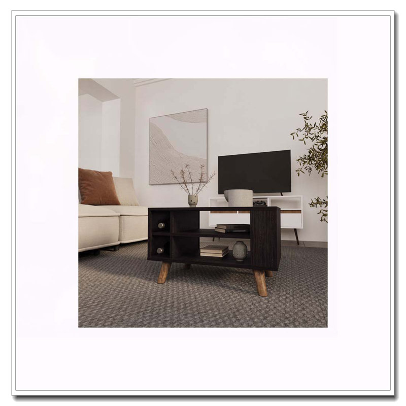Wengue Coffee Table With Open Storage