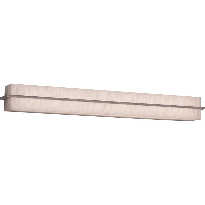 Leeroy Dimmable LED Bath Sconce, Jute , Weather Gray