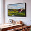 Nature «Green Fields Red Barn Wall Art»-101779311