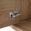 Armoire de salle de bain à fixation flottante avec lavabo-1583507189