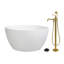 Baignoire autoportante 45 po Kingston-114103758